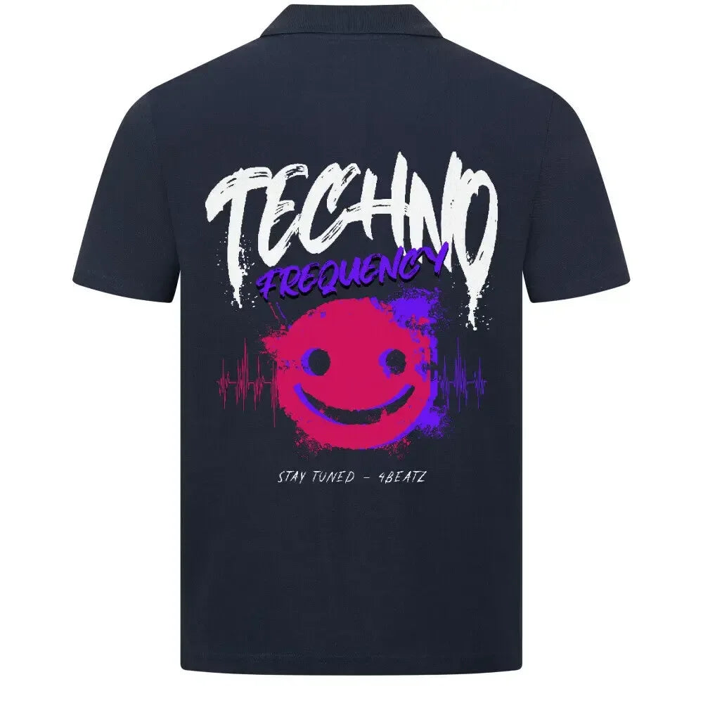 Techno Frequency (StayTuned) – Premium Polo Shirt - 4BeaTz - Music&Fashion