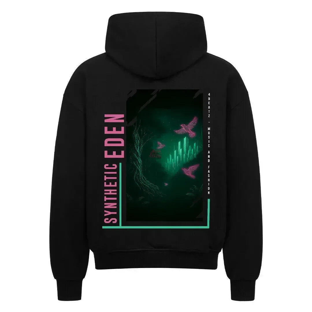 SYNTHETIC EDEN - Oversized Zipper Hoodie (Back Print) - 4BeaTz - Music&Fashion