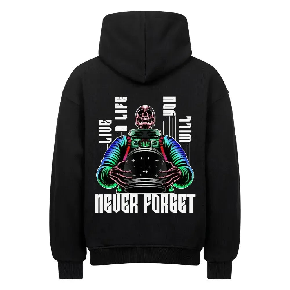 NEVER FORGET - Oversized Hoodie - 4BeaTz - Music&Fashion
