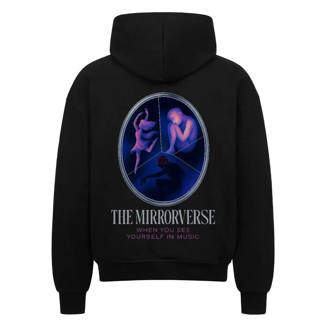 THE MIRRORVERSE - Oversized Zipper Hoodie (Back Print) - 4BeaTz - Music&Fashion