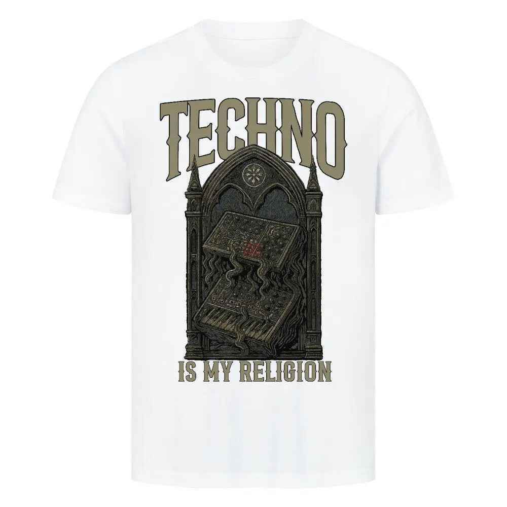 TECHNO IS MY RELIGION - Premium T-Shirt - 4BeaTz - Music&Fashion