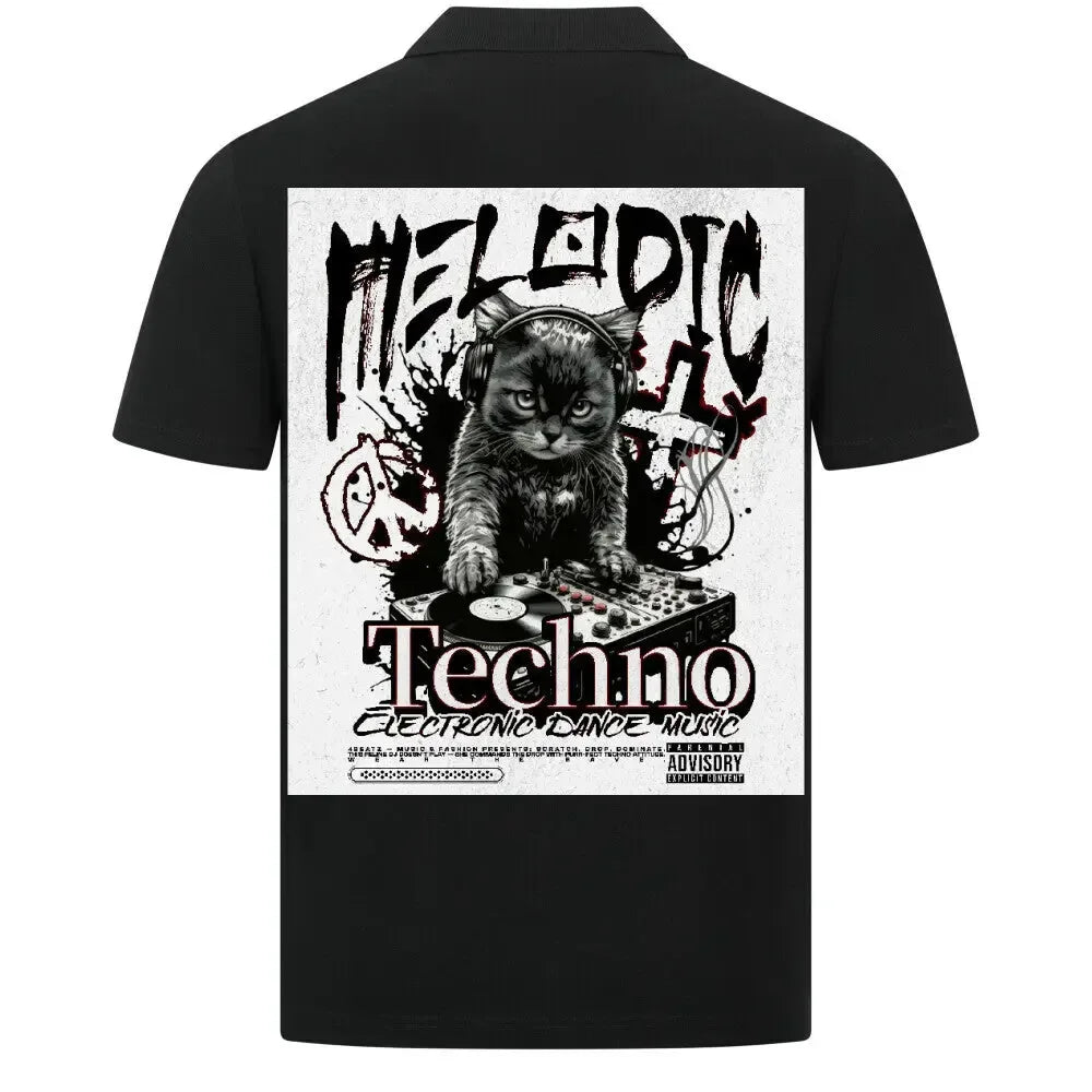 Melody Meow — Club-Chic von 4BeaTz - Poloshirt - 4BeaTz - Music&Fashion
