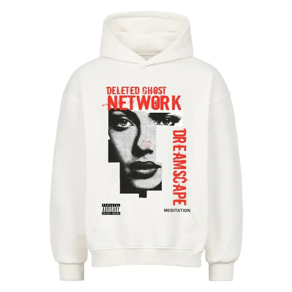 DELETED GHOST NETWORK - Oversized Hoodie (Front Print) - 4BeaTz - Music&Fashion