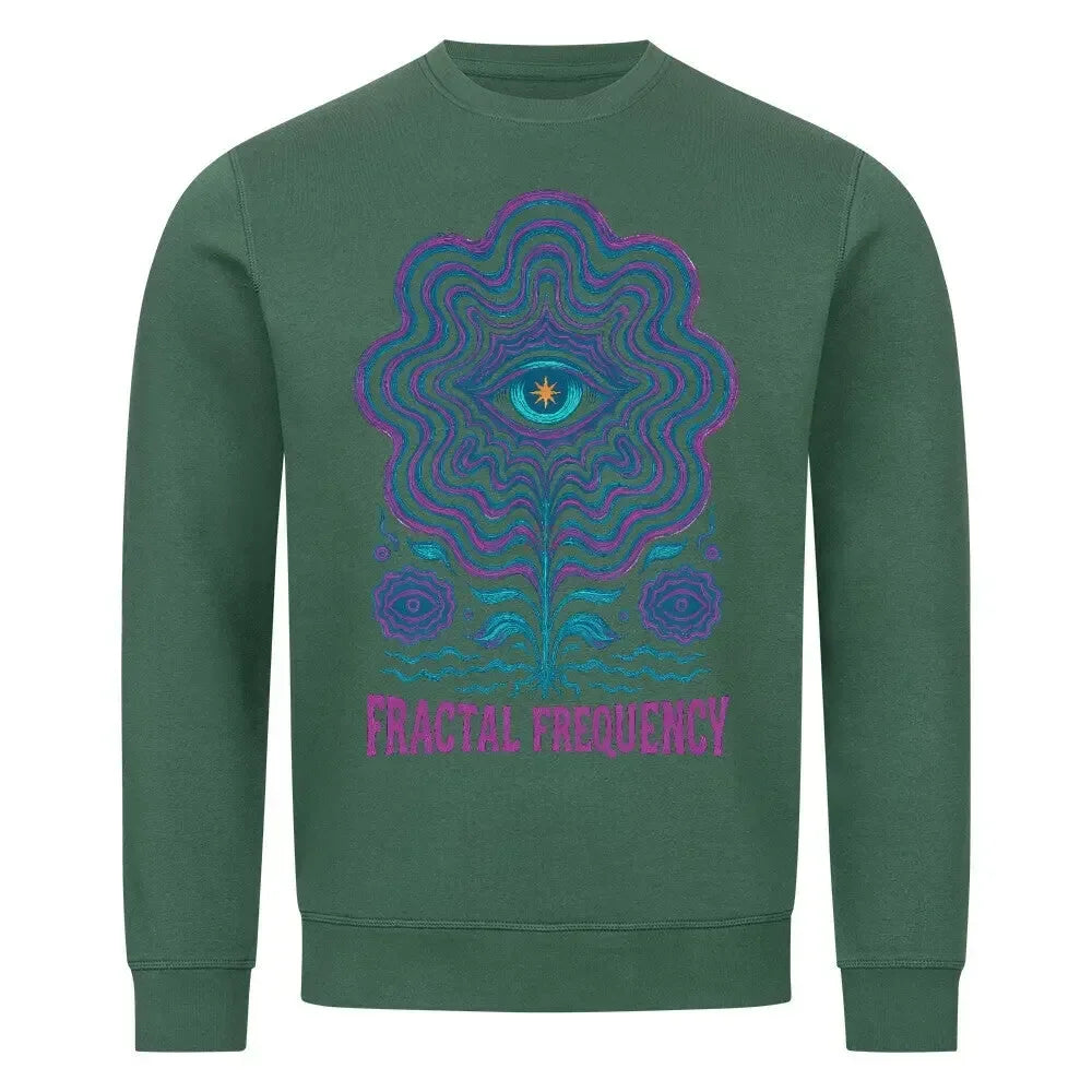 FRACTAL FREQUENCY - Premium Organic Sweatshirt - 4BeaTz - Music&Fashion