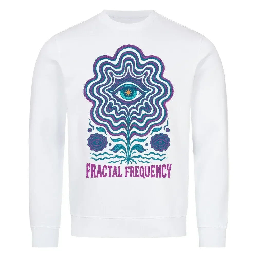 FRACTAL FREQUENCY - Premium Organic Sweatshirt - 4BeaTz - Music&Fashion