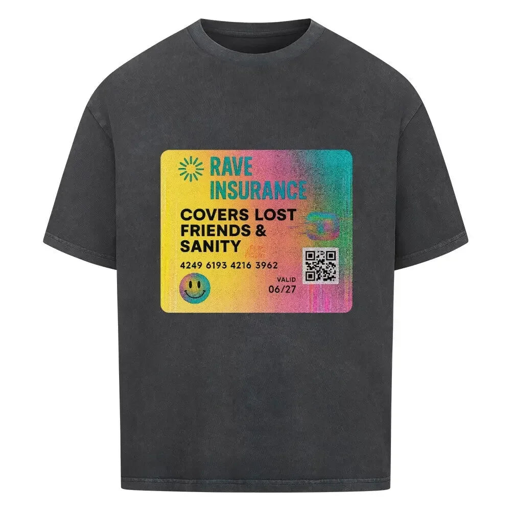 RAVE INSURANCE - Oversized Shirt - 4BeaTz - Music&Fashion