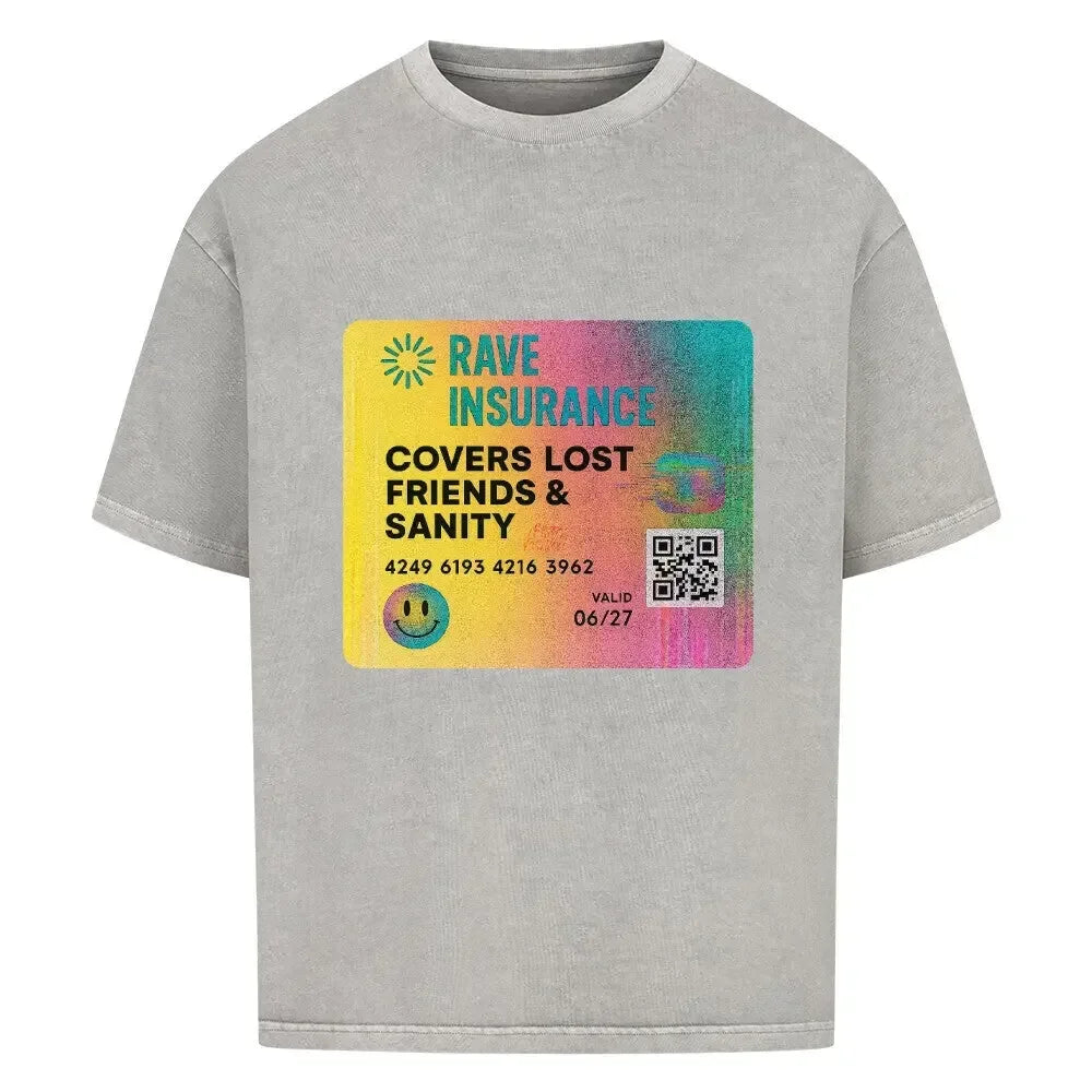 RAVE INSURANCE - Oversized Shirt - 4BeaTz - Music&Fashion