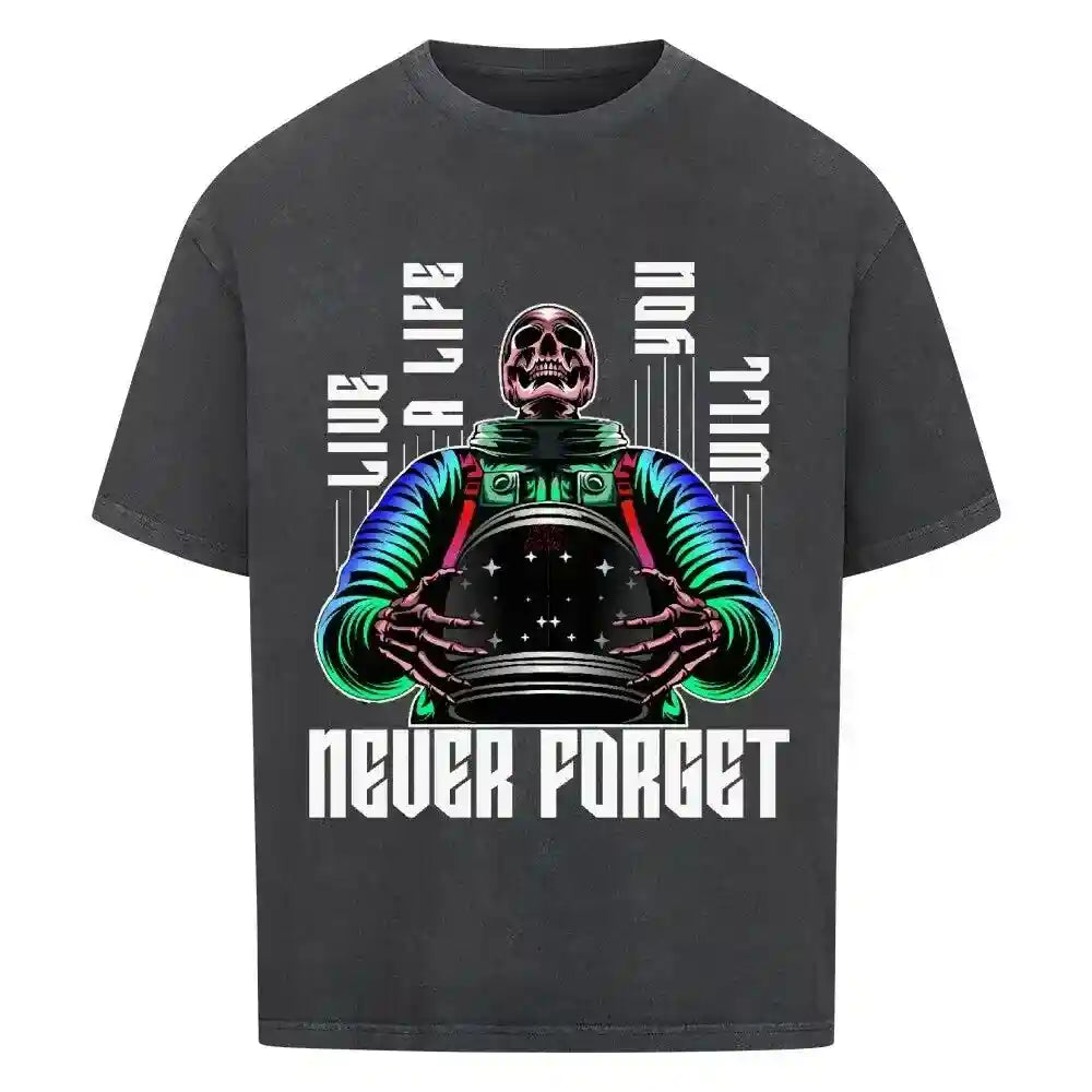 NEVER FORGET - Oversized Shirt - 4BeaTz - Music&Fashion