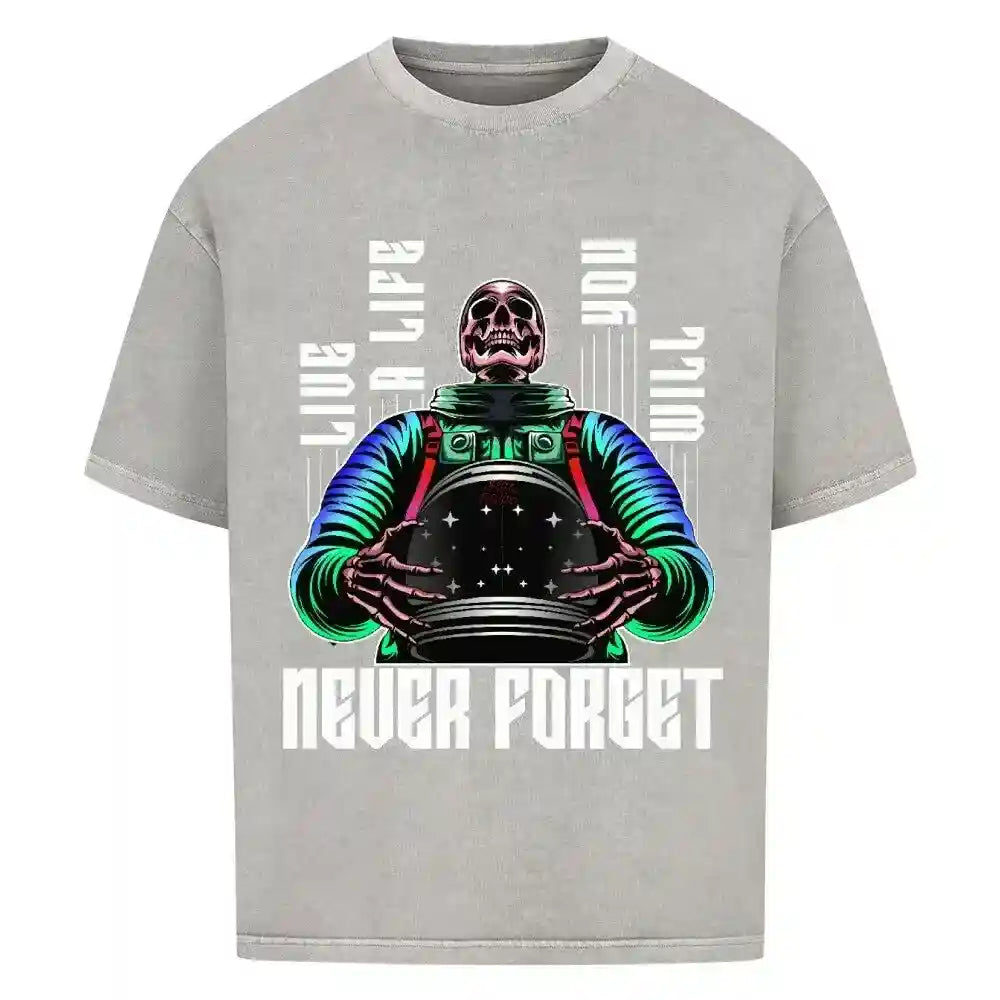 NEVER FORGET - Oversized Shirt - 4BeaTz - Music&Fashion