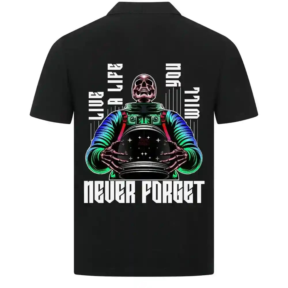 NEVER FORGET - Polo Shirt - 4BeaTz - Music&Fashion