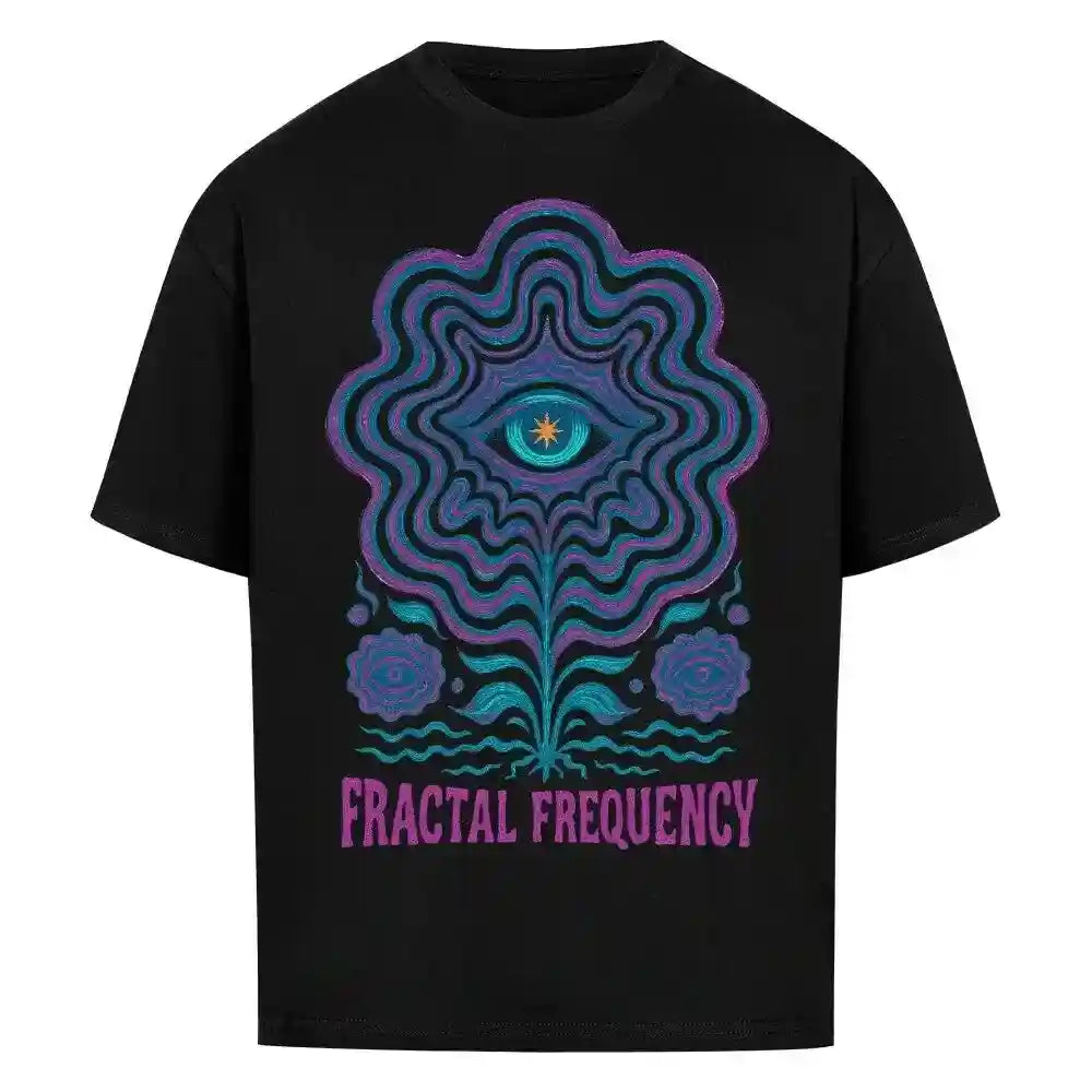 FRACTAL FREQUENCY - Oversized Shirt - 4BeaTz - Music&Fashion