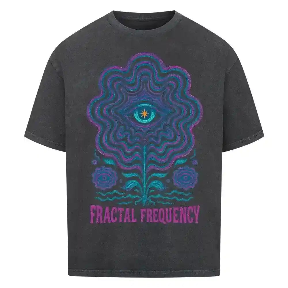 FRACTAL FREQUENCY - Oversized Shirt - 4BeaTz - Music&Fashion