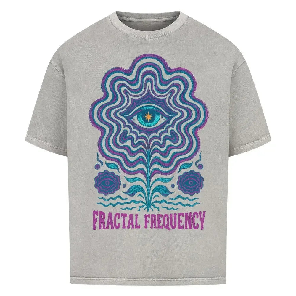 FRACTAL FREQUENCY - Oversized Shirt - 4BeaTz - Music&Fashion