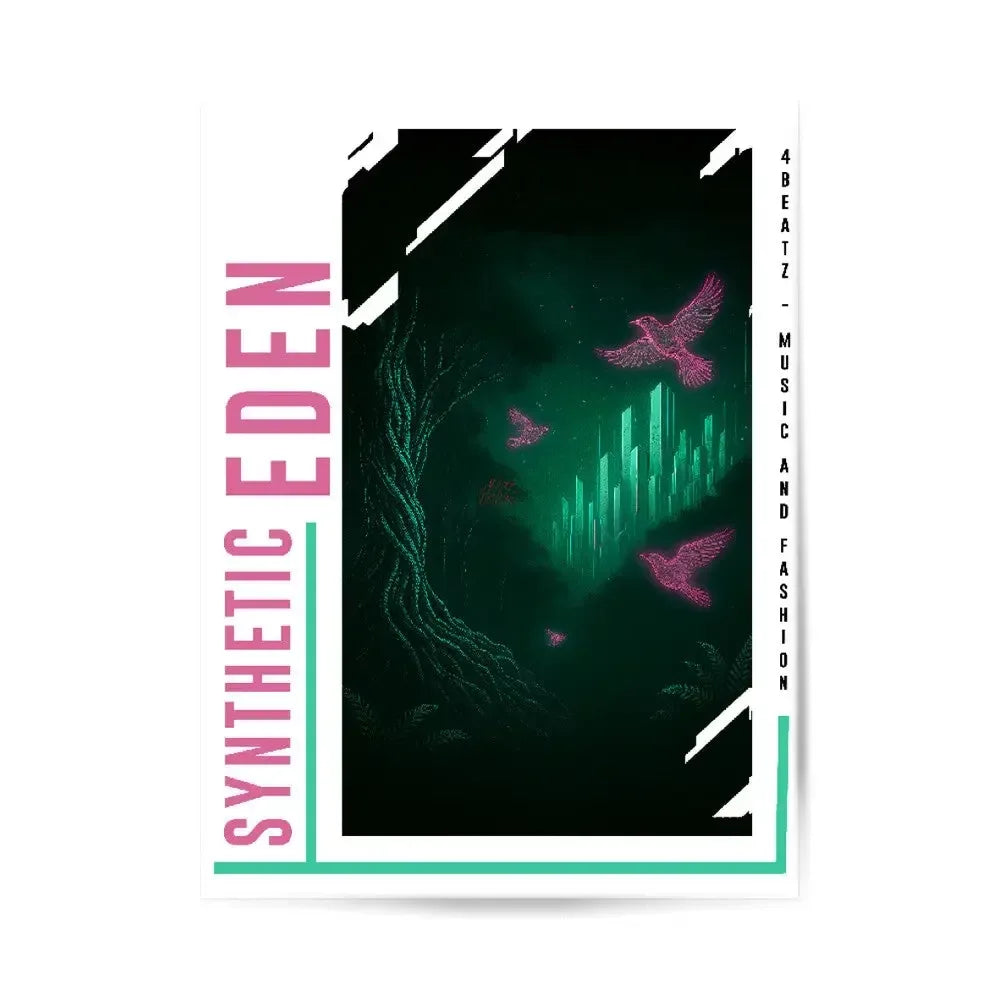SYNTHETIC EDEN - Poster - 4BeaTz - Music&Fashion