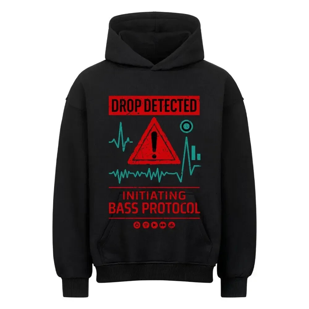 DROP DETECTED - Oversized Hoodie (Front Print) - 4BeaTz - Music&Fashion
