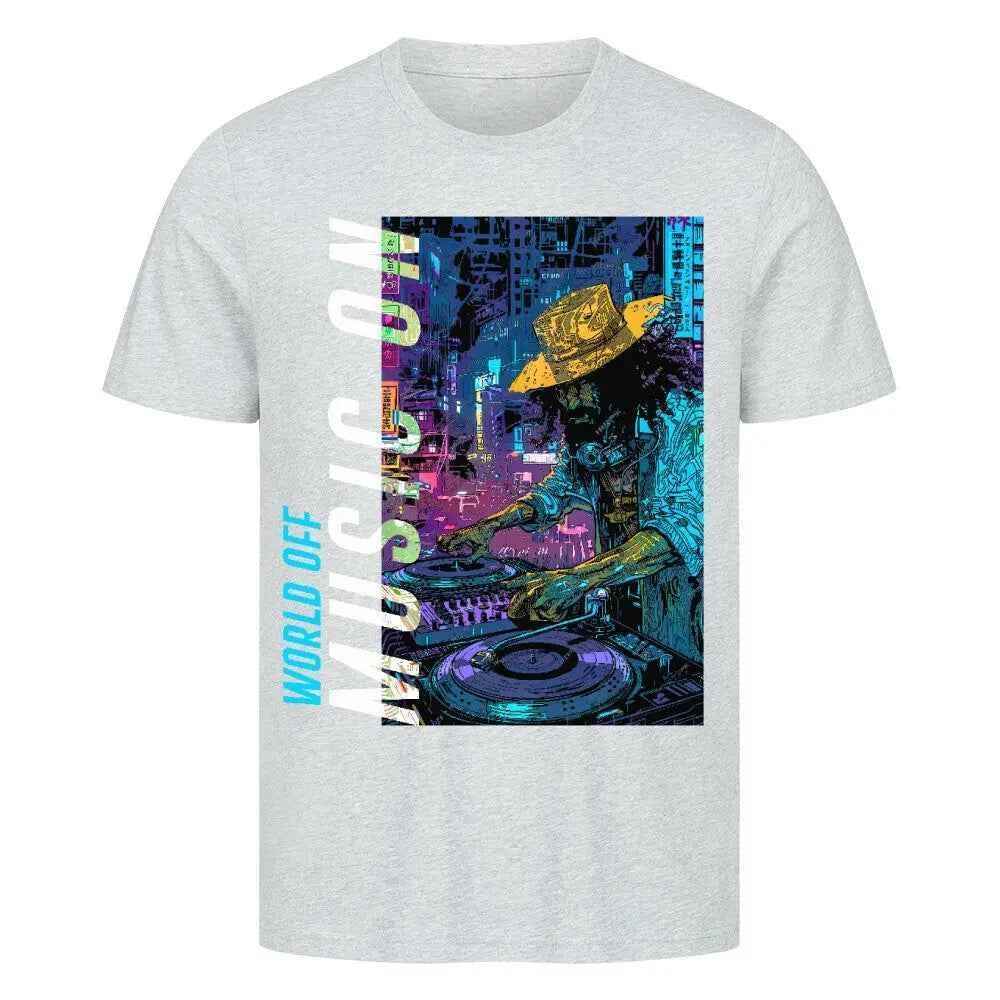WORLD OFF MUSIC ON - Premium T-Shirt - 4BeaTz - Music&Fashion