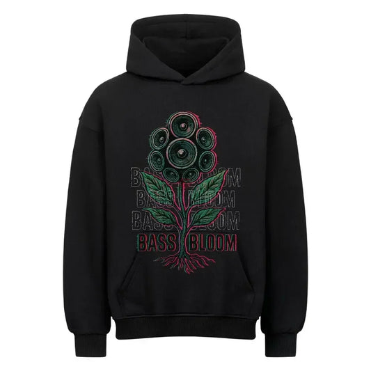 BASS BLOOM - Oversized Hoodie (Frontprint) - 4BeaTz - Music&Fashion