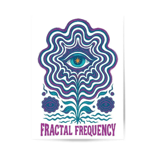 FRACTAL FREQUENCY - Poster - 4BeaTz - Music&Fashion
