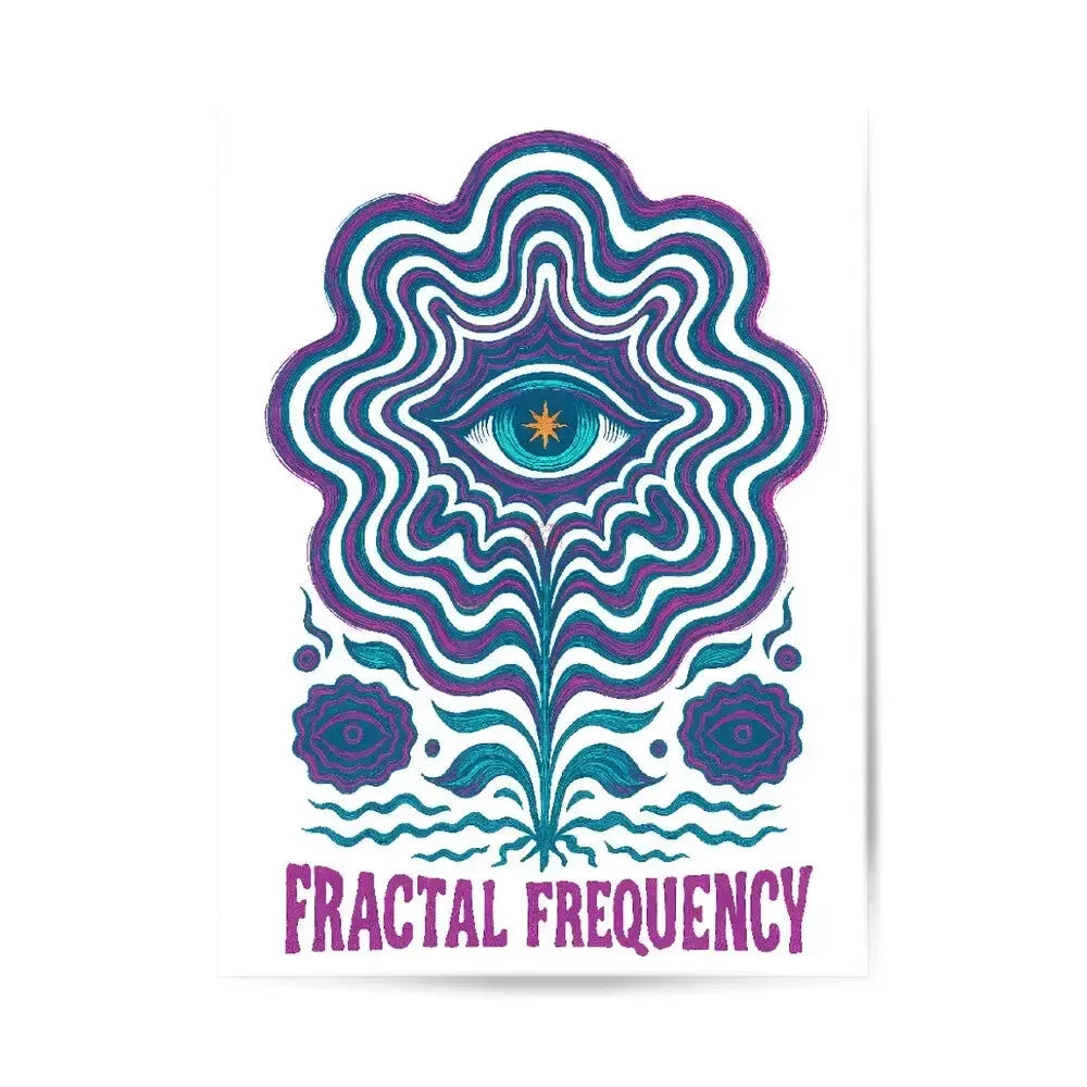 FRACTAL FREQUENCY - Poster - 4BeaTz - Music&Fashion