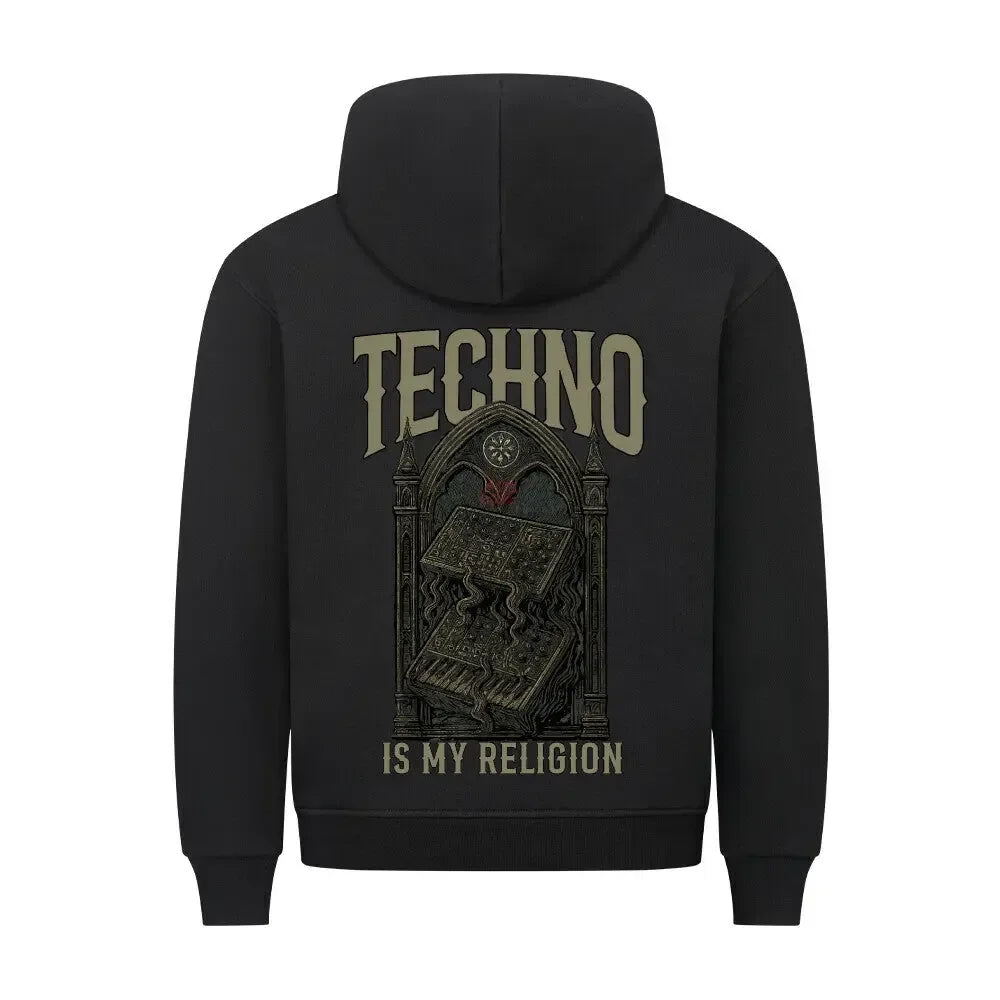 TECHNO IS MY RELIGION x 4BeaTz – Premium Hoodie - 4BeaTz - Music&Fashion