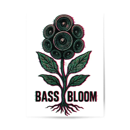 BASS BLOOM - Poster - 4BeaTz - Music&Fashion