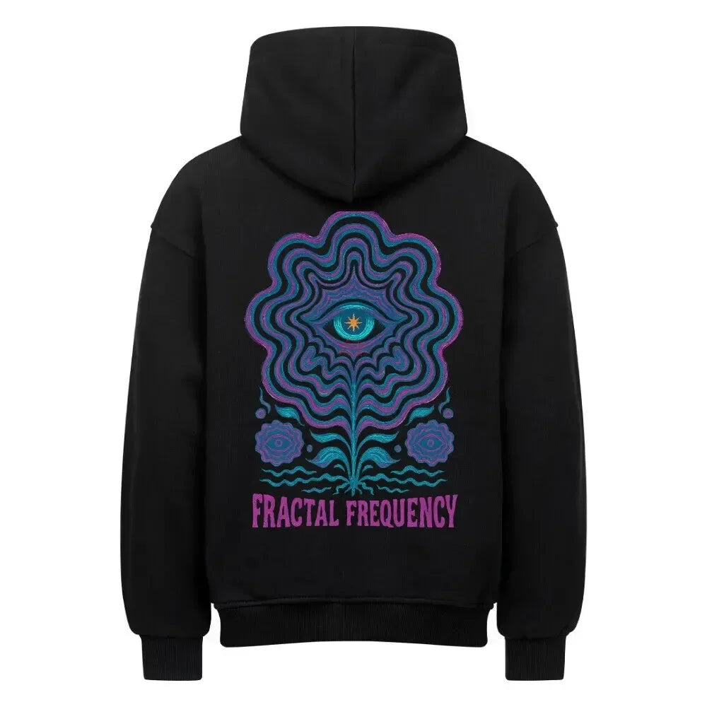 FRACTAL FREQUENCY - Oversized Hoodie - 4BeaTz - Music&Fashion