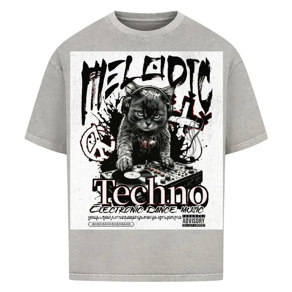 RAVE CAT - Festival Fit (4BeaTz) -Oversized Shirt - 4BeaTz - Music&Fashion