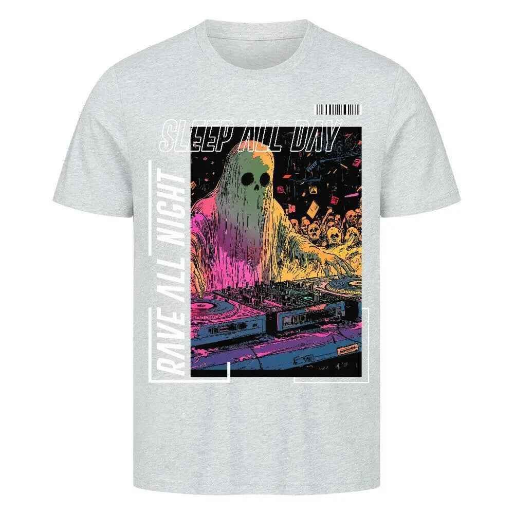 SLEEP ALL DAY / RAVE ALL NIGHT - Premium T-Shirt - 4BeaTz - Music&Fashion