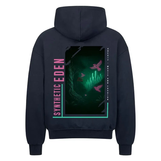 SYNTHETIC EDEN - Oversized Zipper Hoodie (Back Print) - 4BeaTz - Music&Fashion