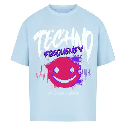 Techno Frequency(StayTuned) - Oversized Shirt - 4BeaTz - Music&Fashion