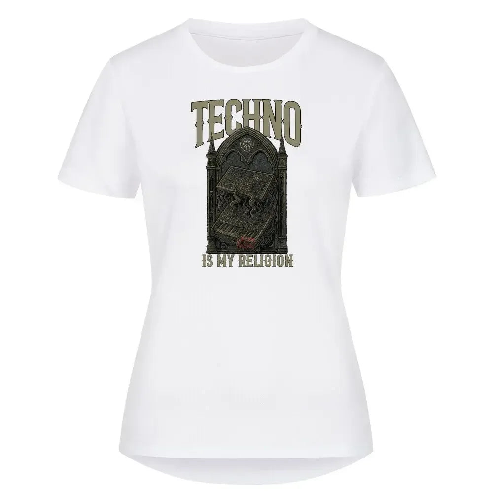 TECHNO IS MY RELIGION - Sport T-Shirt Women - 4BeaTz - Music&Fashion
