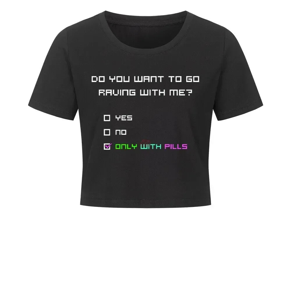 Ladies Cropped Tee - 4BeaTz - Music&Fashion