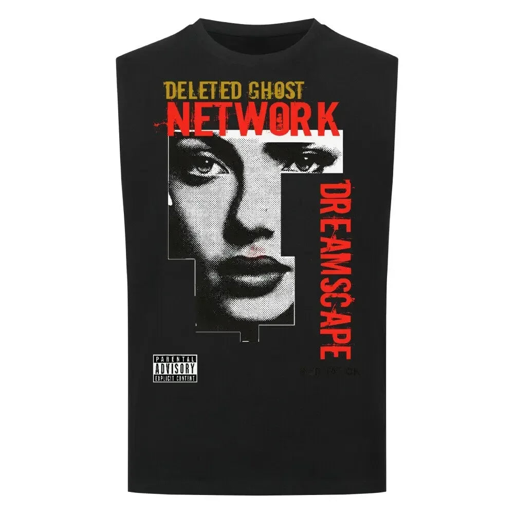 DELETED GHOST NETWORK - Sleeveless Oversized Tee - 4BeaTz - Music&Fashion