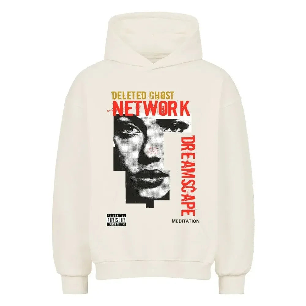DELETED GHOST NETWORK - Oversized Hoodie (Front Print) - 4BeaTz - Music&Fashion