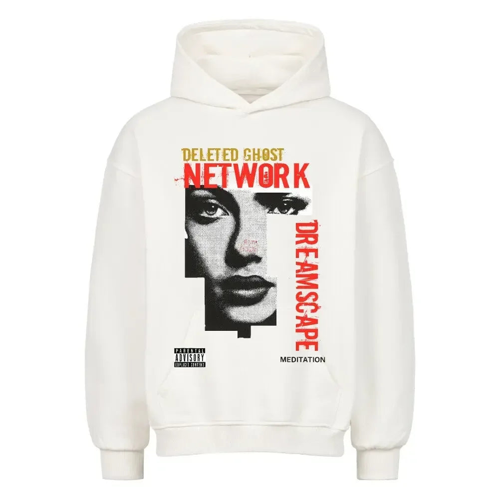 DELETED GHOST NETWORK - Oversized Hoodie (Front Print) - 4BeaTz - Music&Fashion