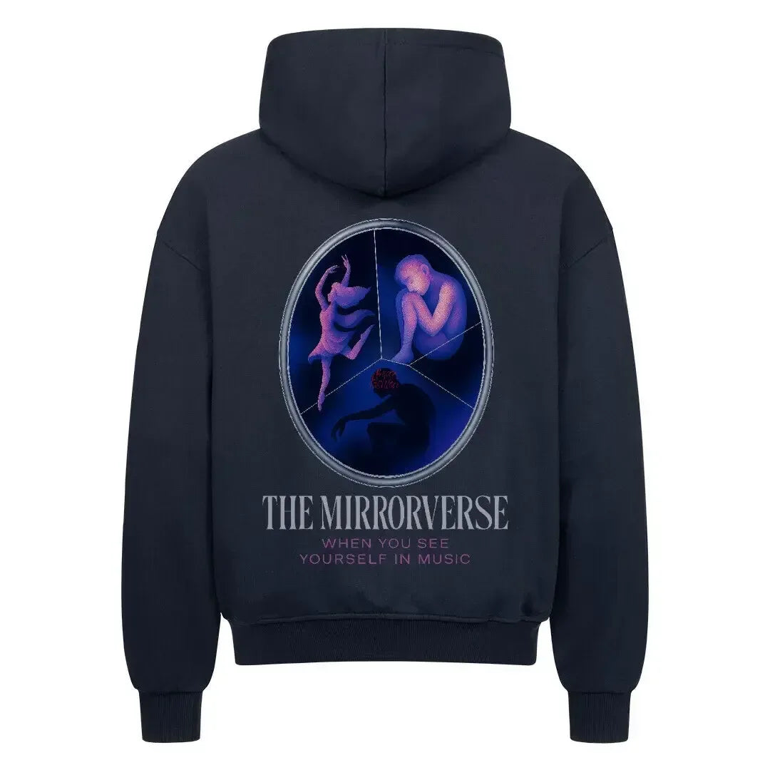 THE MIRRORVERSE - Oversized Zipper Hoodie (Back Print) - 4BeaTz - Music&Fashion